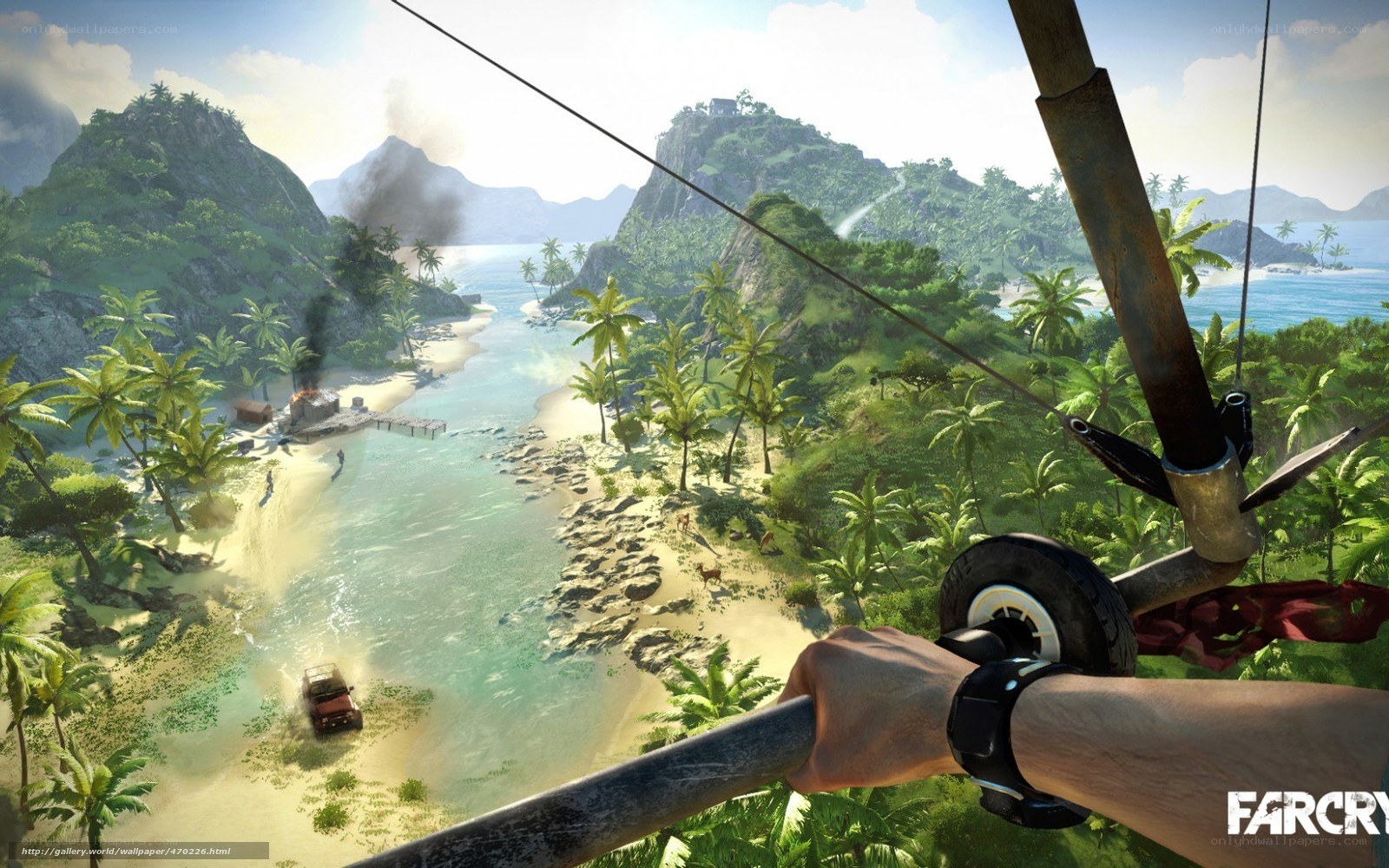 Far Cry tropical island view