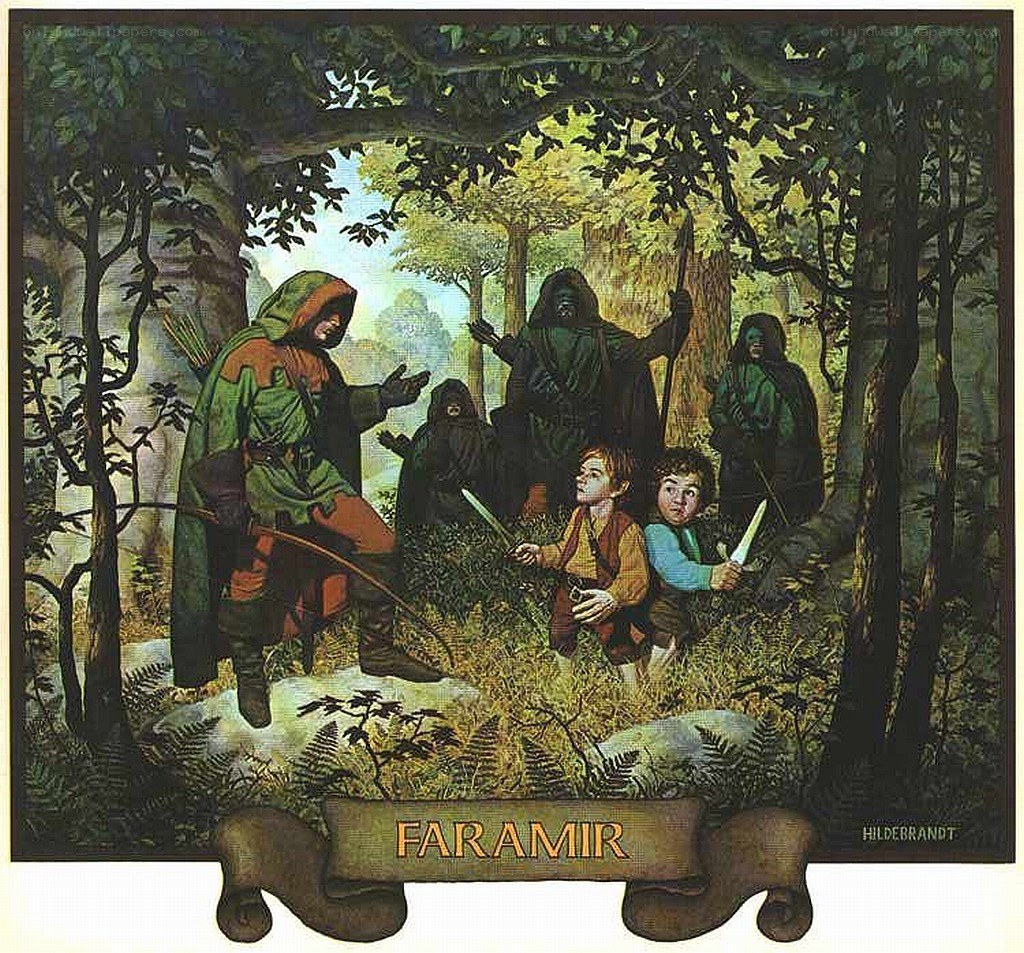 Faramir in the forest