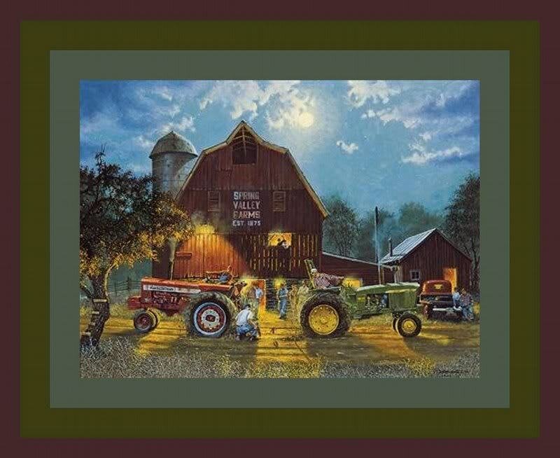 Farm at Moonlight