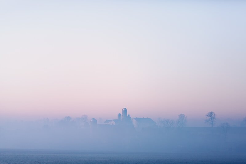 Farm in Fog