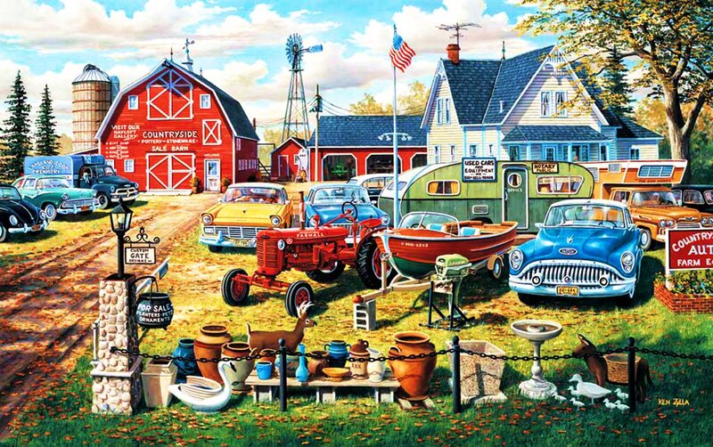 Farm Sale Scene