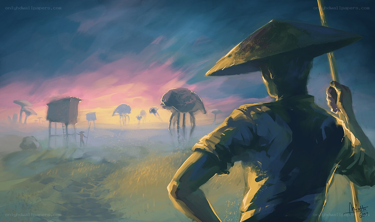 Farmer in a foreign land