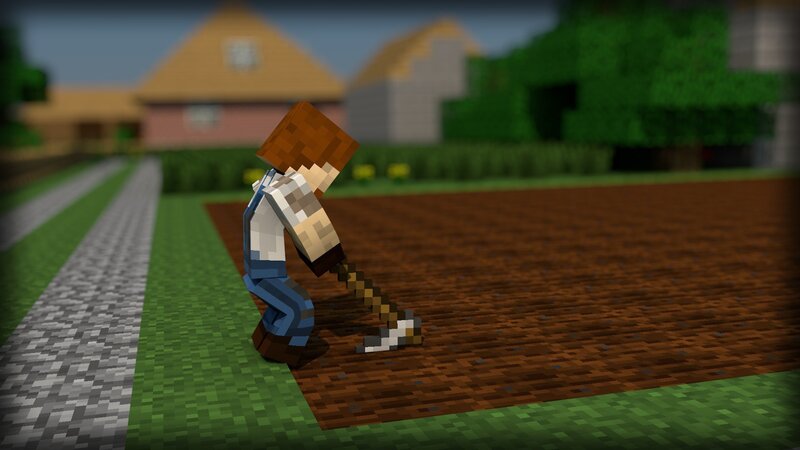 Farmer Tilling Soil