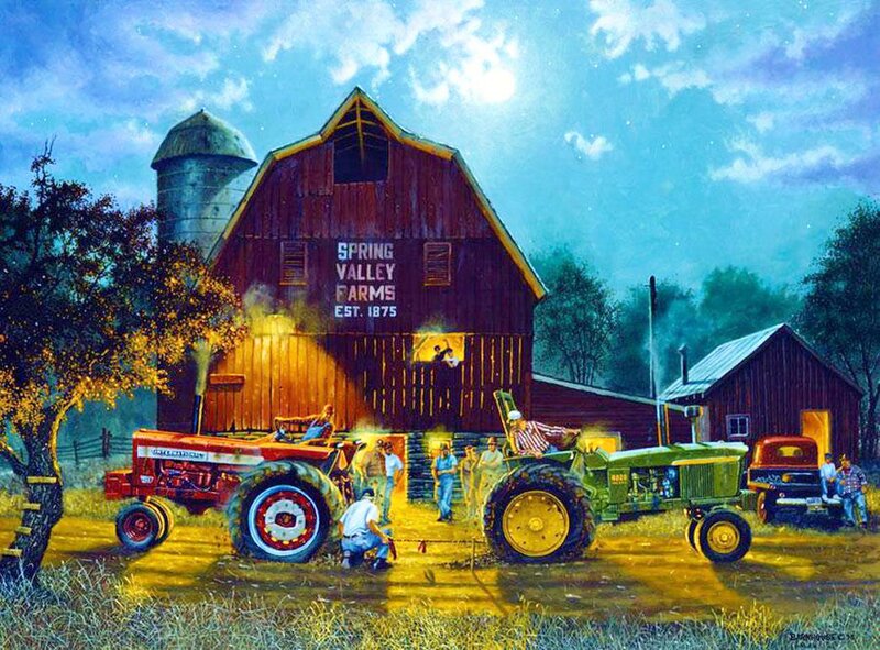 Farmers at Night