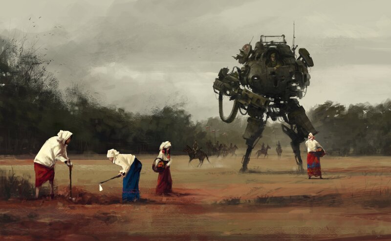 Farmers with Mech