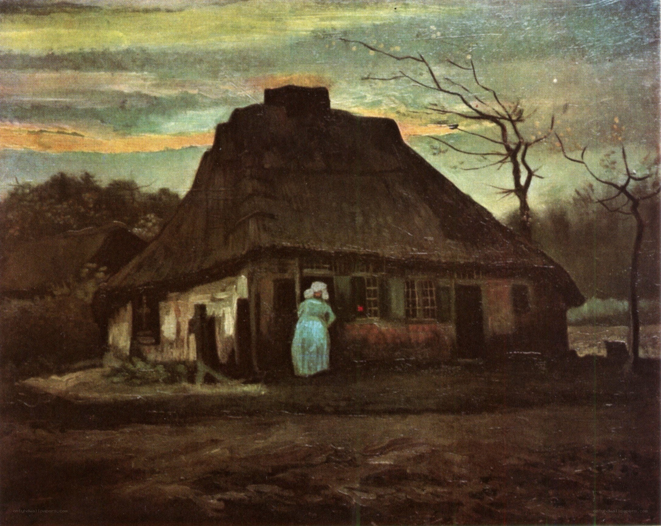 Farmhouse at Dusk