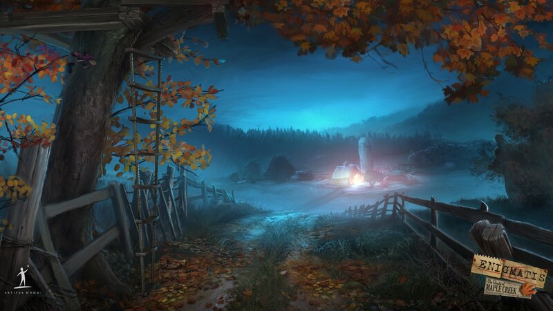 Farmhouse at Night