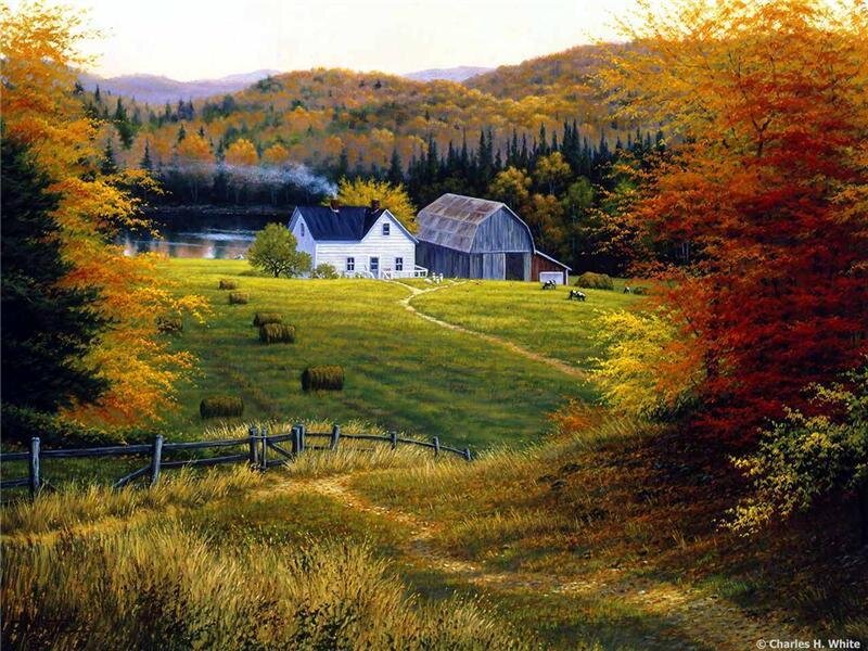 Farmhouse in Autumn