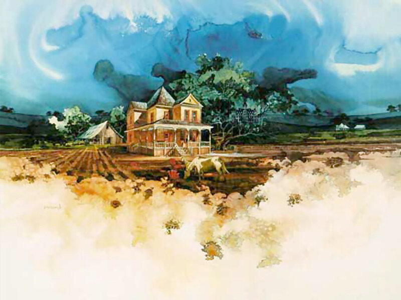 Farmhouse in Field