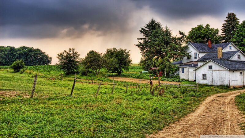 Farmhouse in Storm