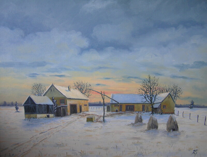 Farmhouse in Winter