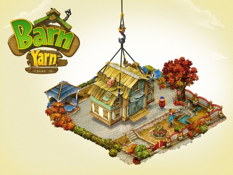 Farmhouse under Crane