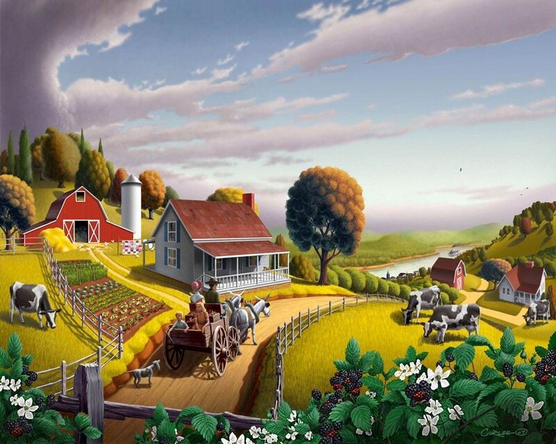 Farmhouse with Animals