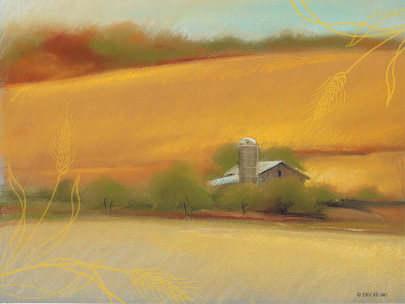 Farmhouse with Silo