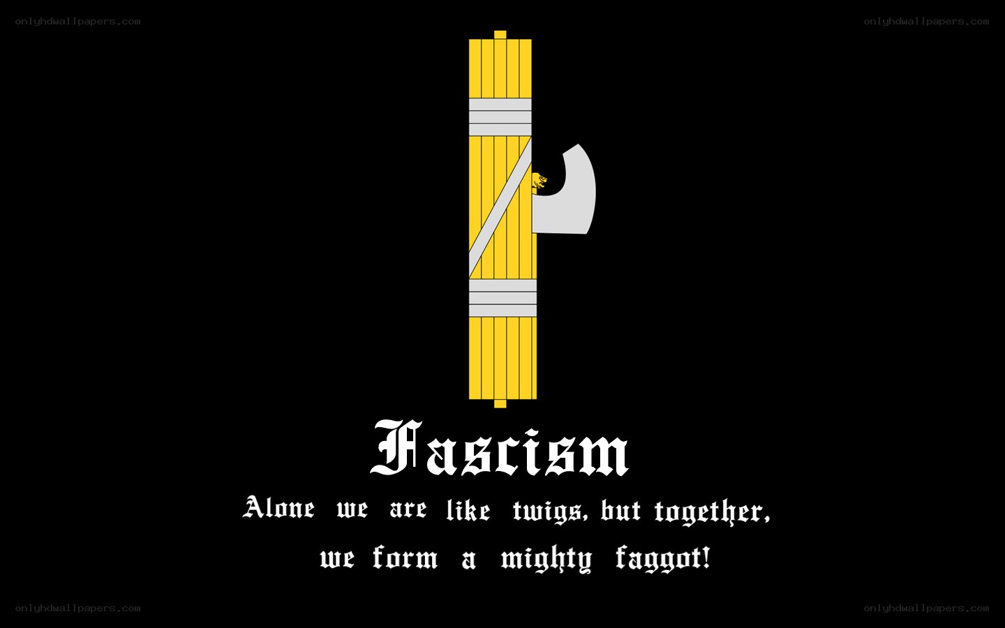 Fascism metaphor image
