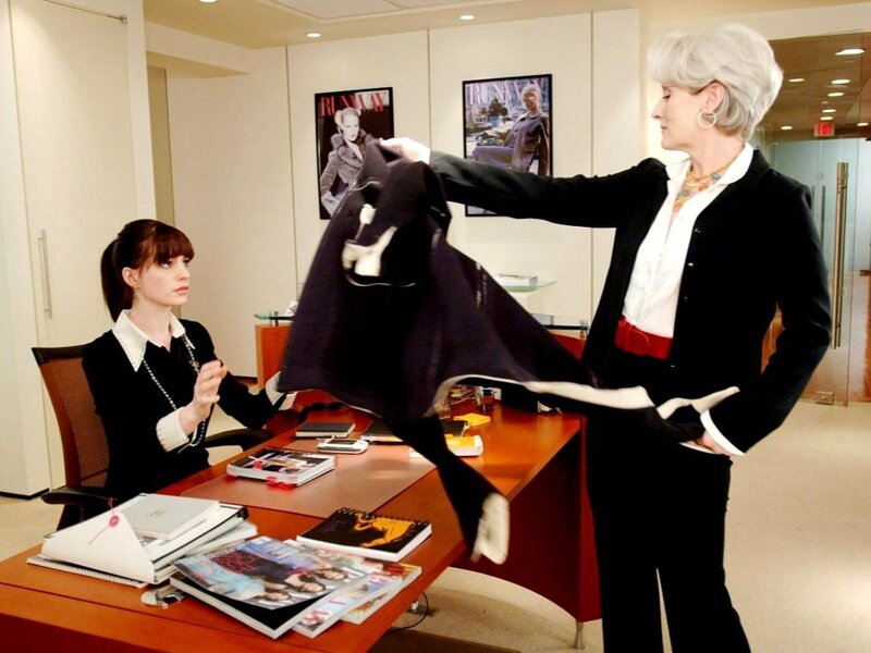 Fashion critique in office