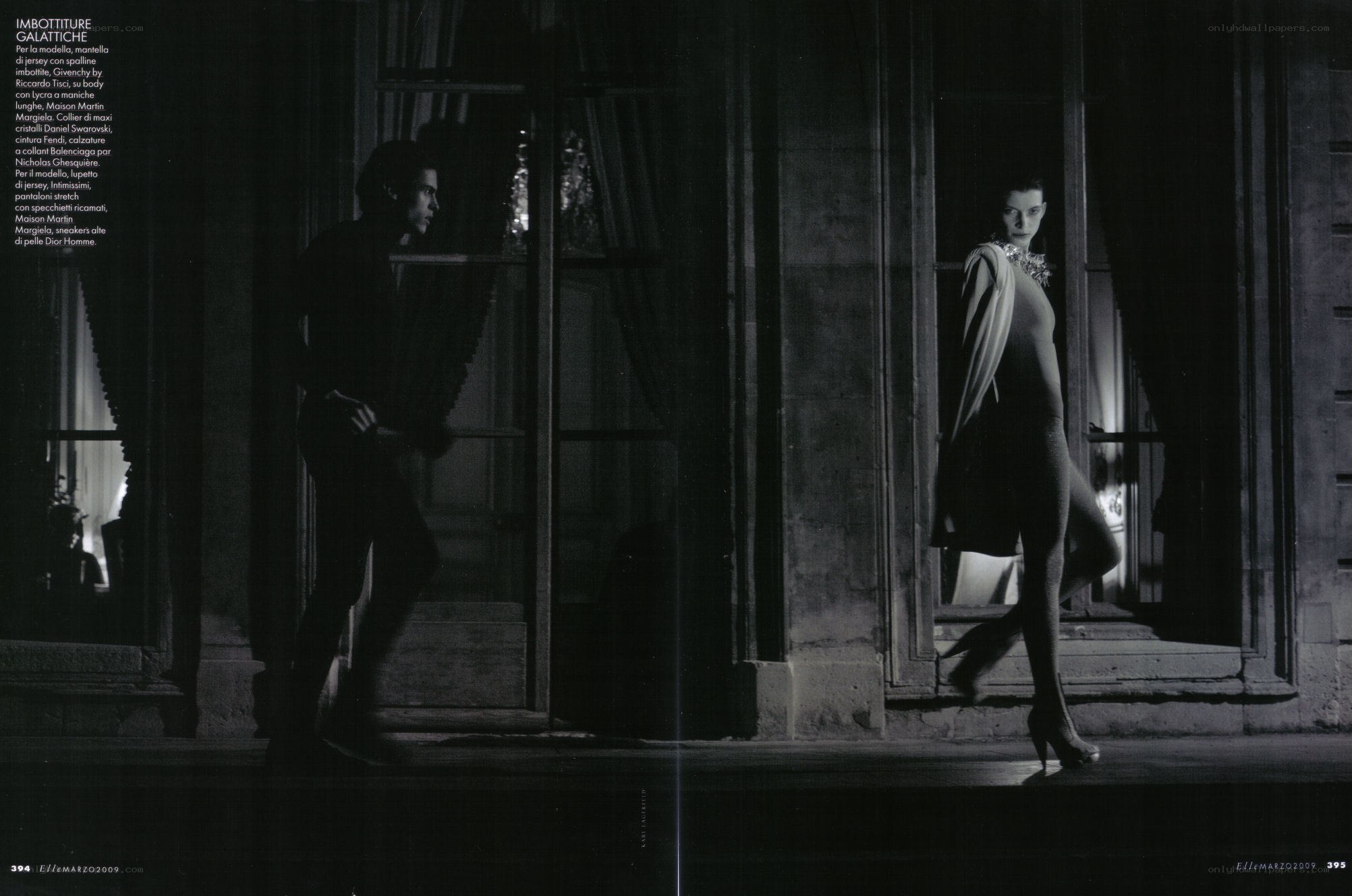 Fashion editorial spread