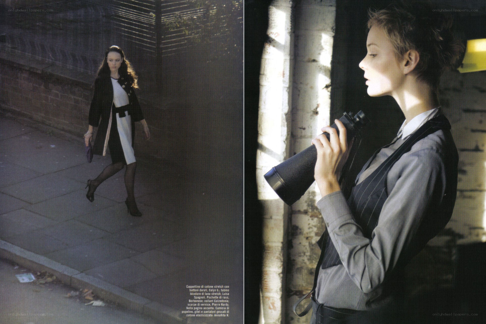 Fashion editorial spread