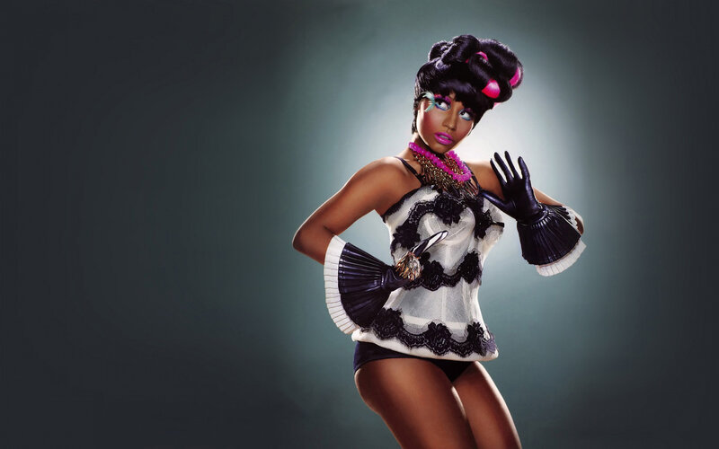 fashion model in dramatic pose