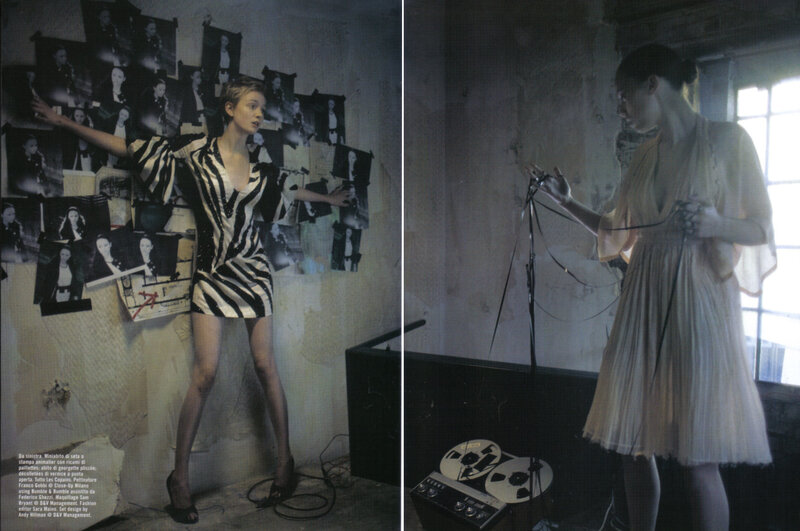 Fashion photoshoot in studio