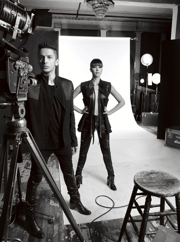 Fashion photoshoot in studio