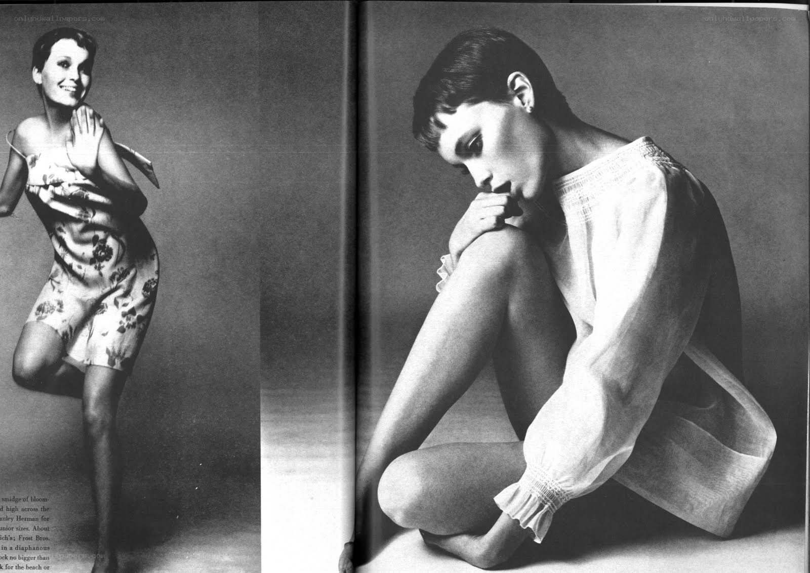 Fashion photoshoot spread