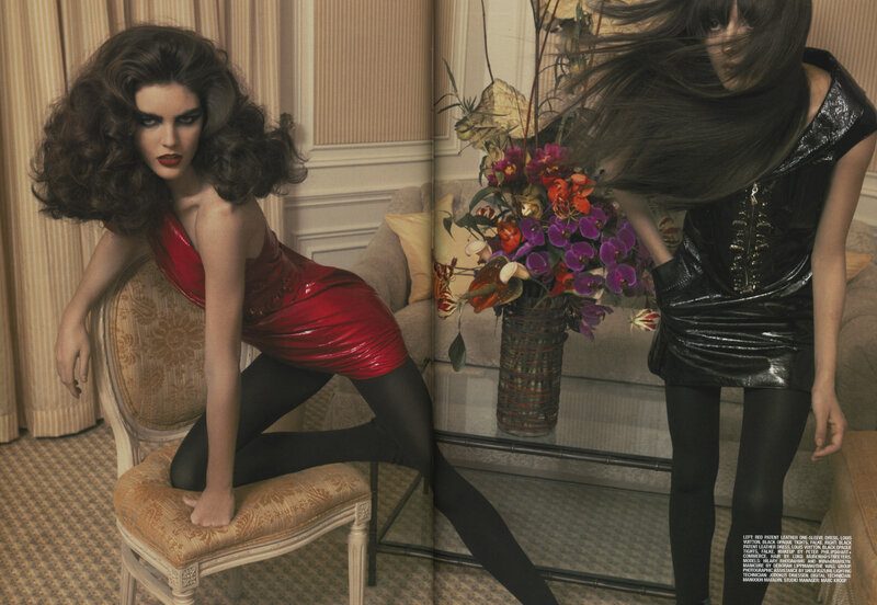 Fashion photoshoot with models