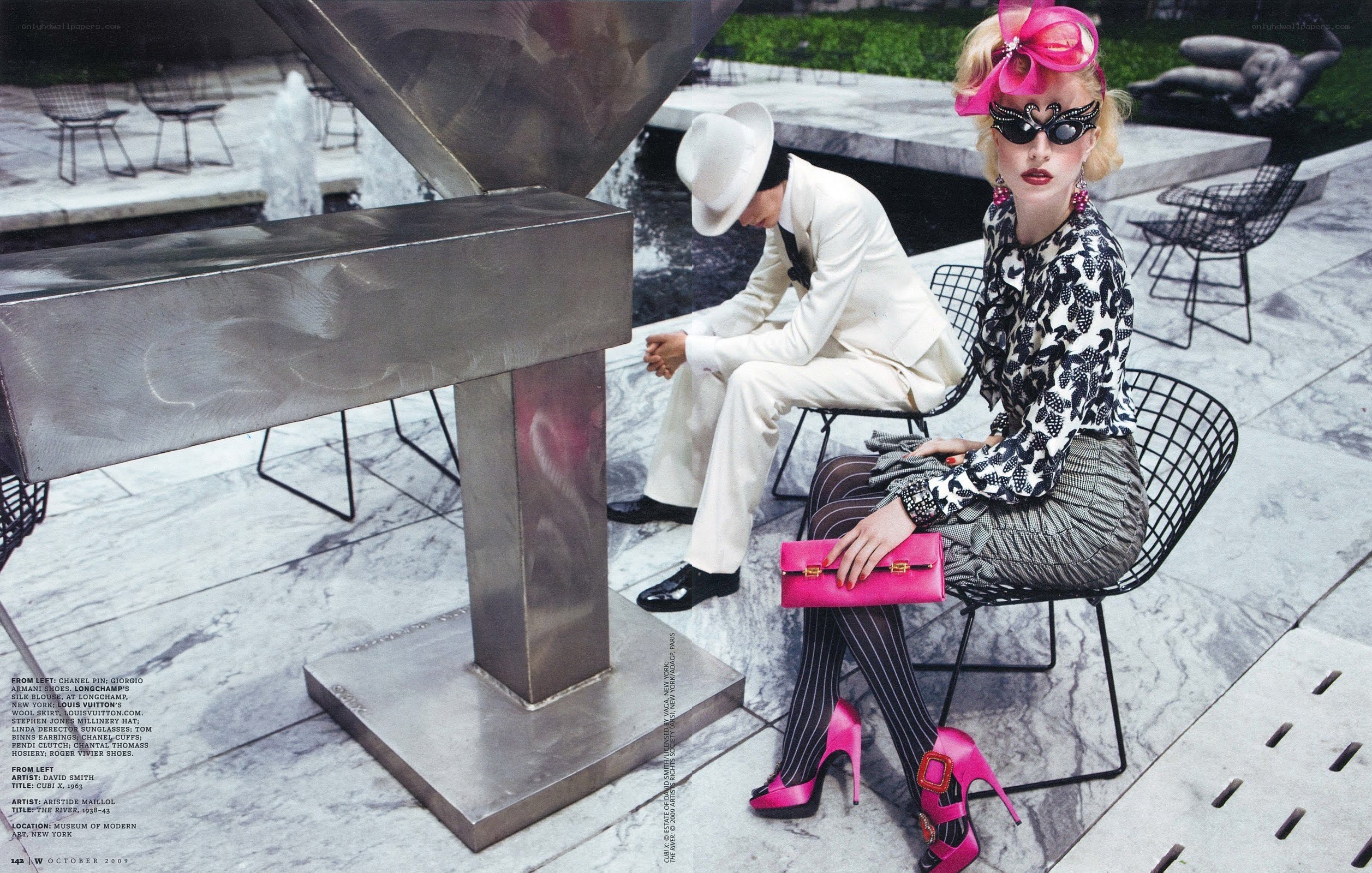 Fashion shoot with models