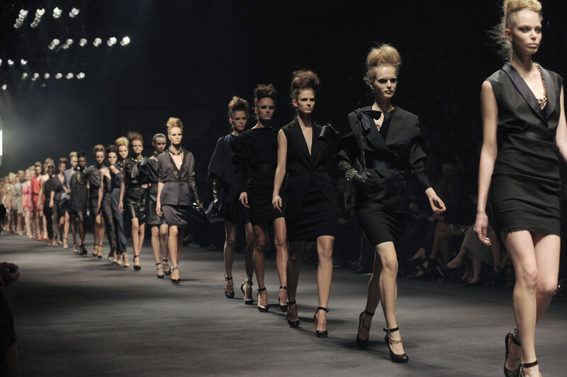 Fashion show runway walk