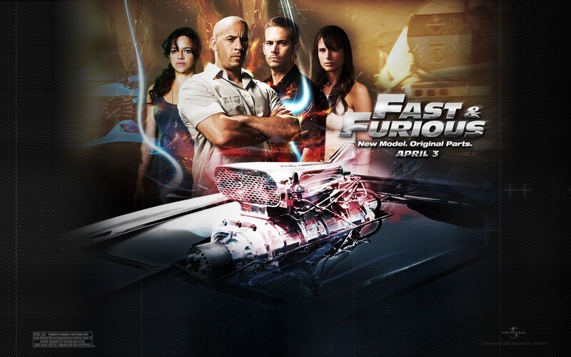 Fast and Furious movie poster