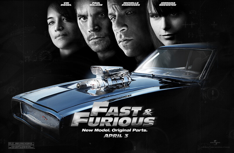 Fast and Furious movie poster