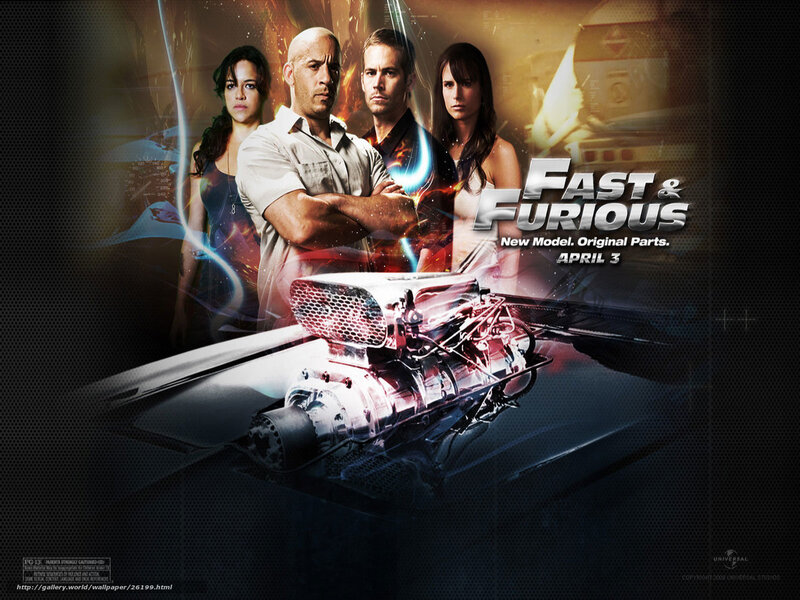 Fast and Furious movie poster