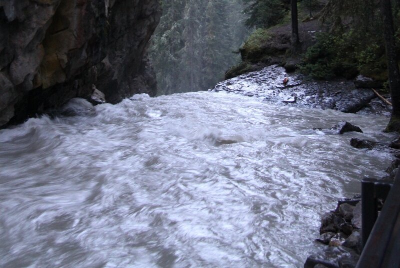 Fast-flowing River — Gray