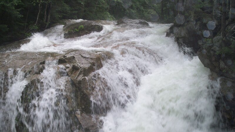 Fast-flowing River over Rocks