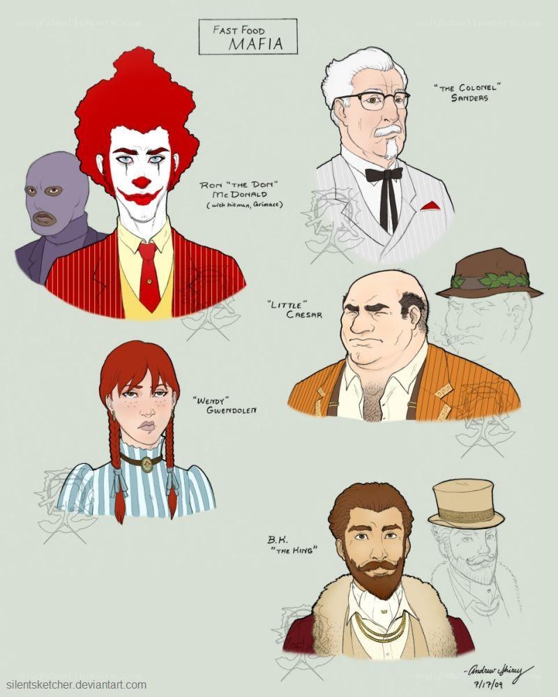 Fast Food Mafia Characters