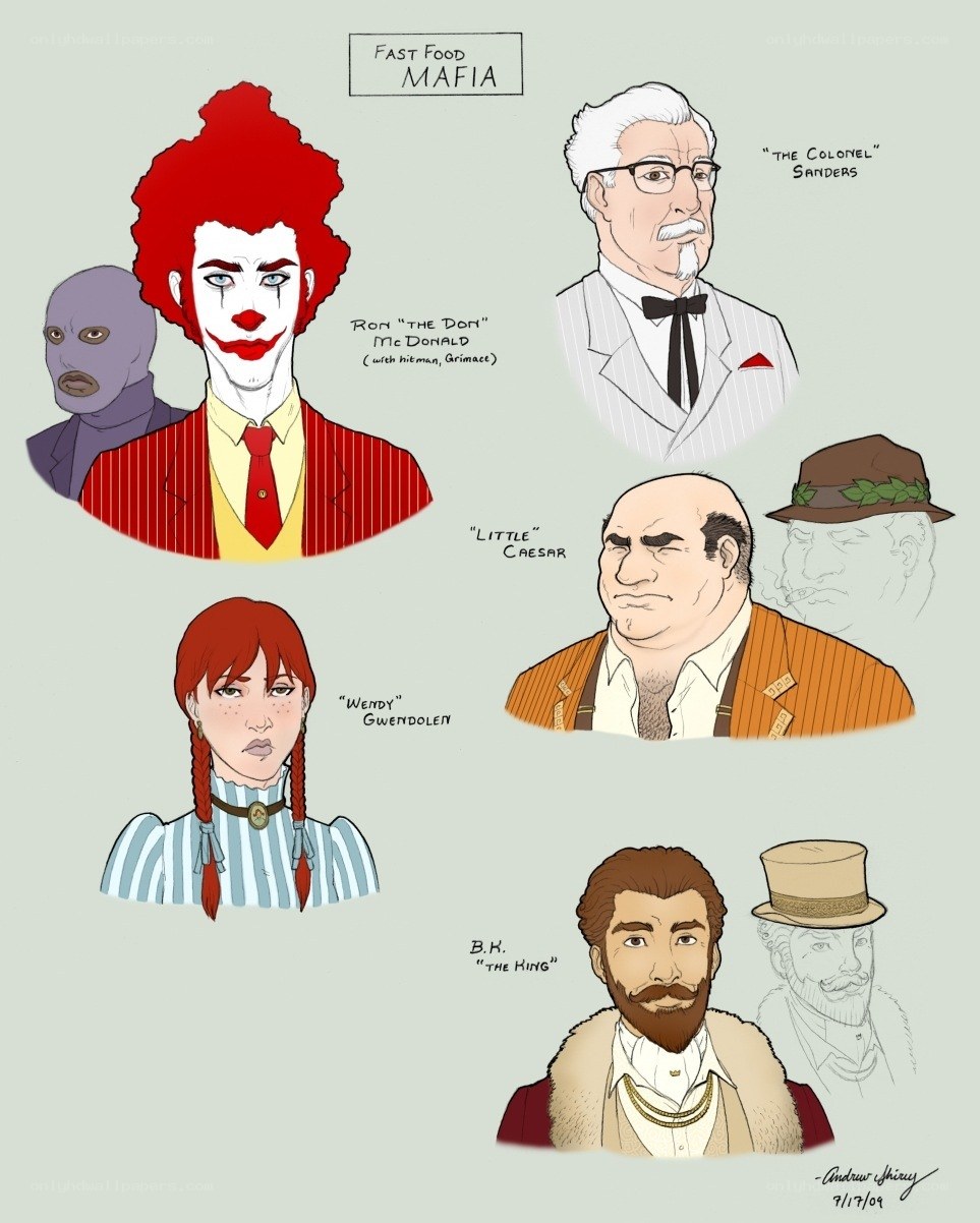 Fast Food Mafia Characters