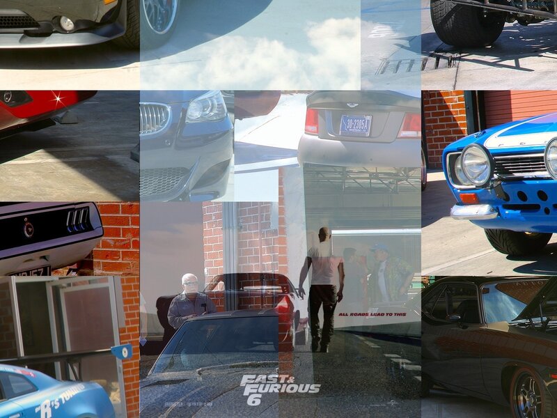 Fast & Furious 6 movie collage