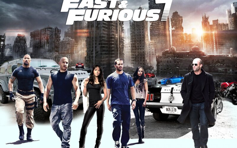 Fast & Furious 7 movie poster