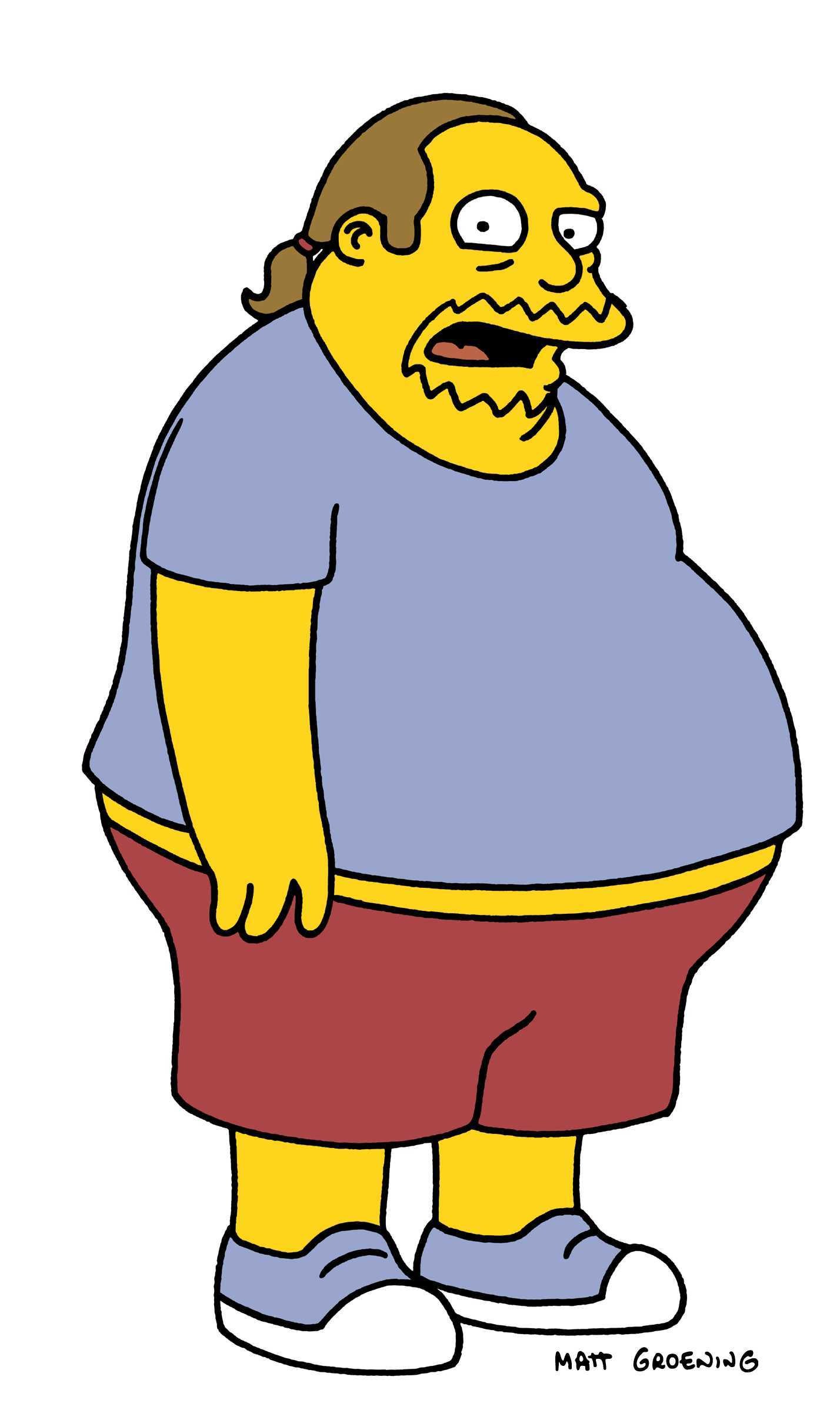 Fat character from The Simpsons
