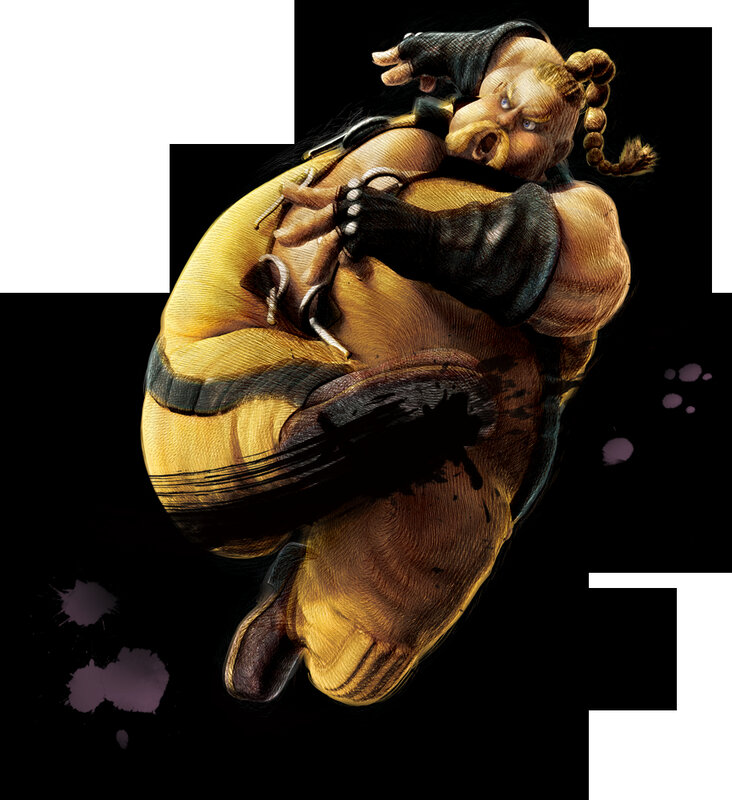 Fat character in yellow outfit