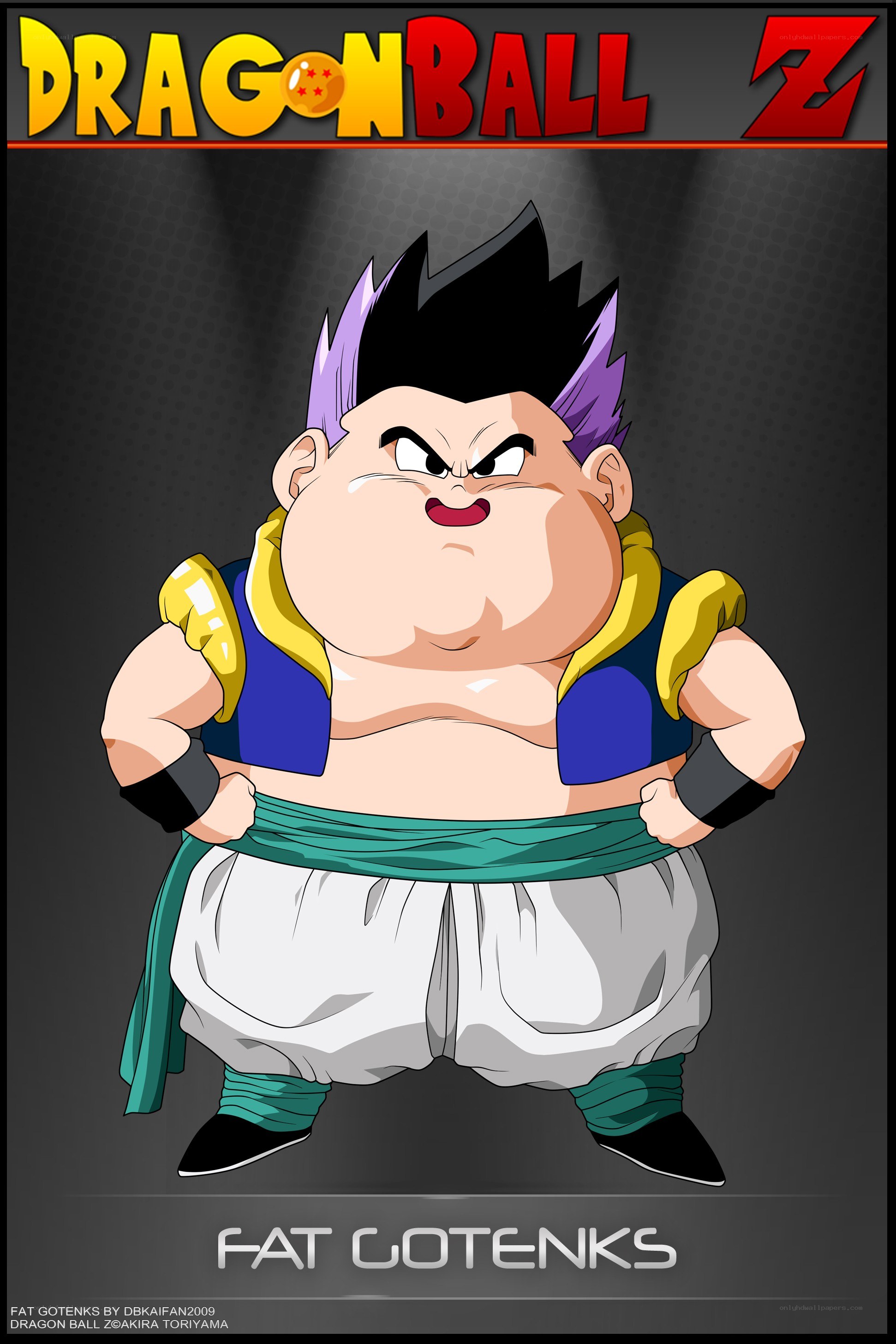 Fat Gotenks character art