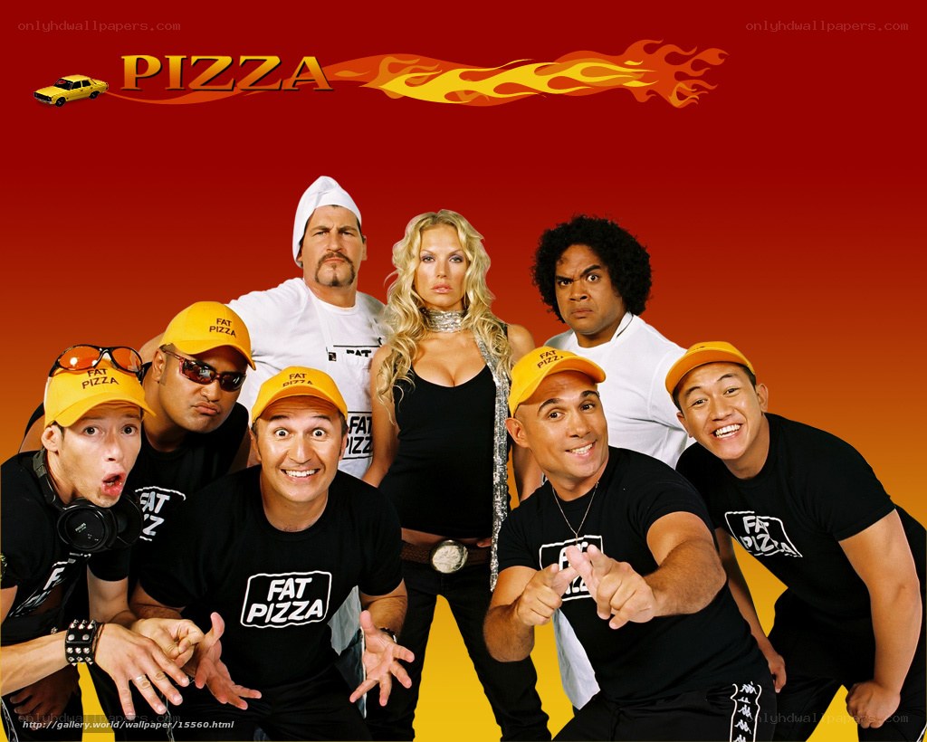 Fat Pizza cast group photo