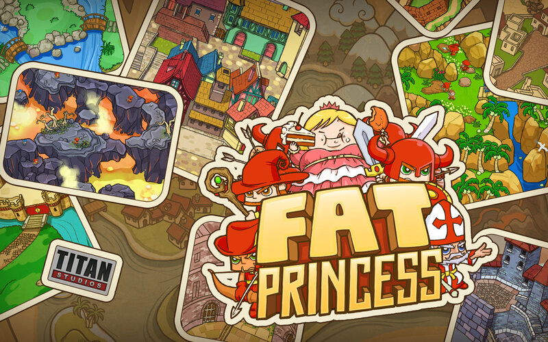 Fat Princess game art
