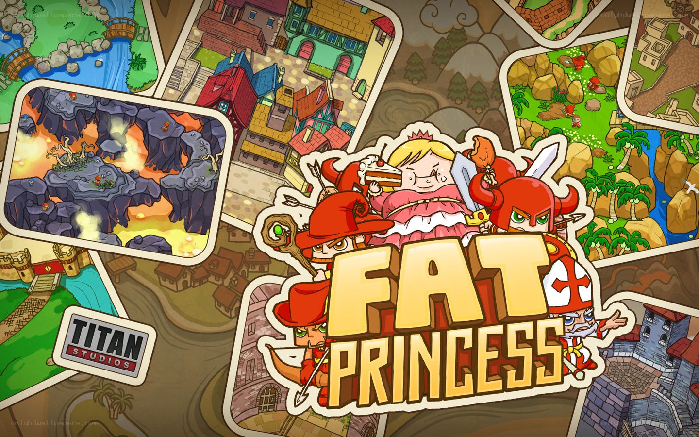 Fat Princess game art