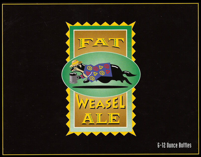 Fat Weasel Ale label