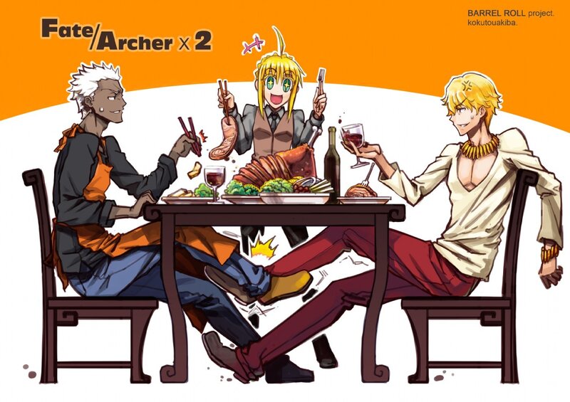 Fate/Archer x2 dinner