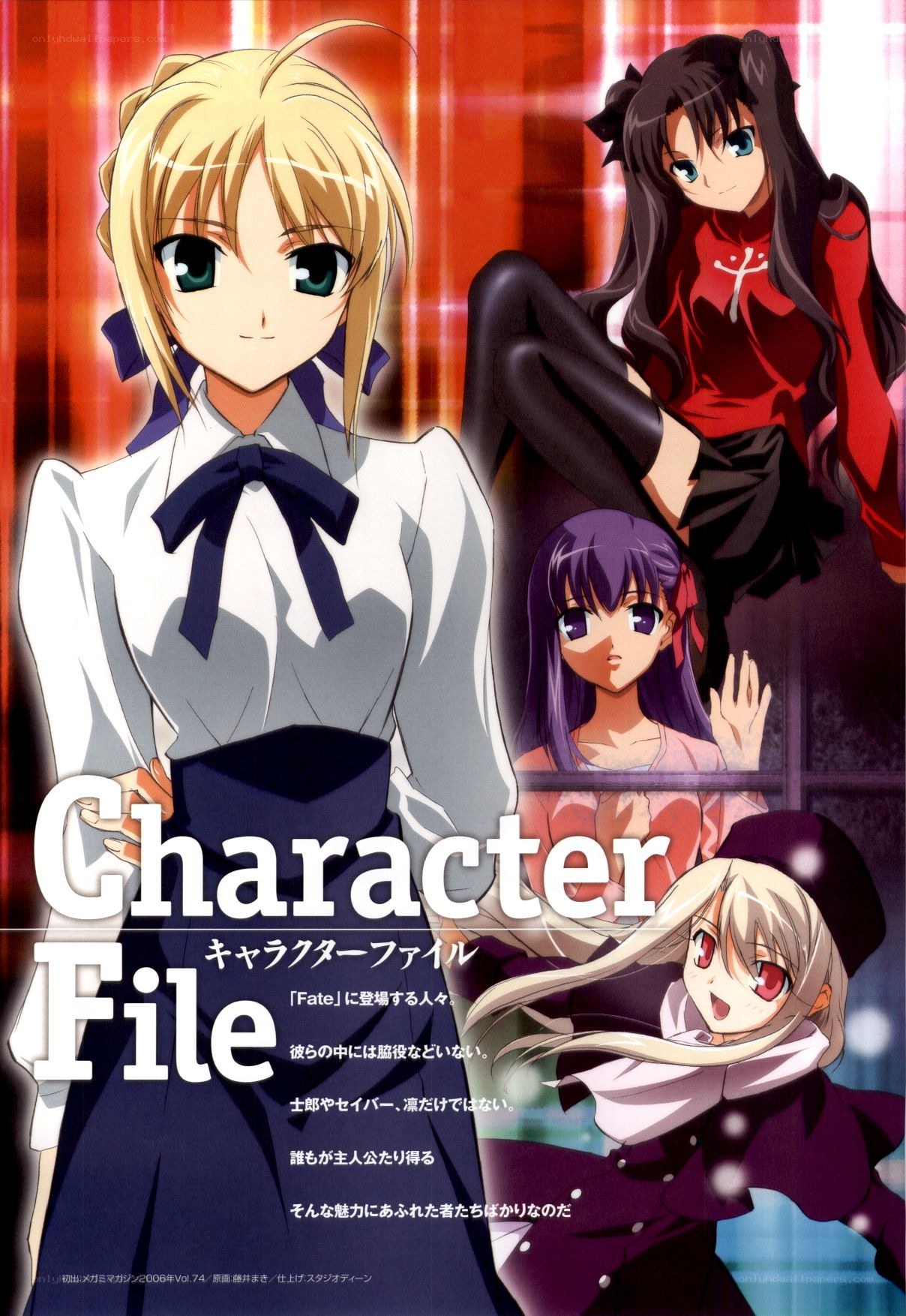 Fate character file poster