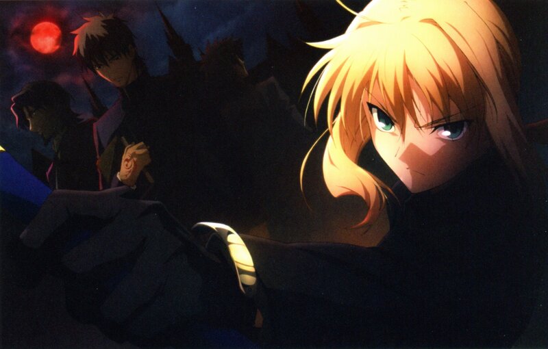 Fate/stay night anime scene