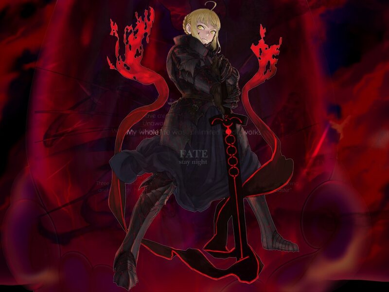 Fate stay night character art