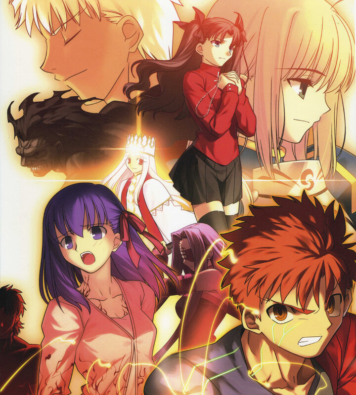 Fate/stay night character collage